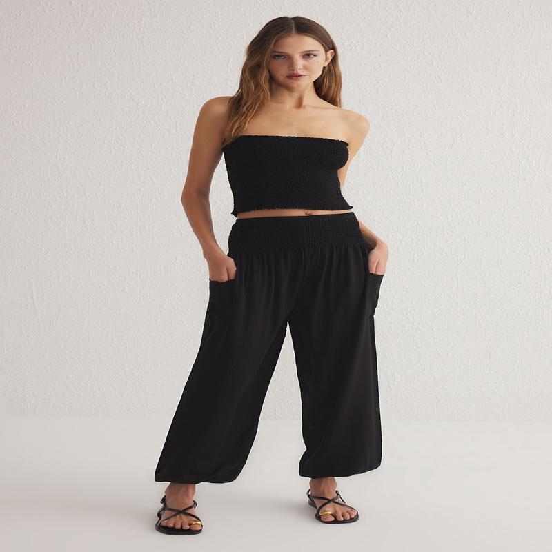 Women's Ethnic Pattern High Waist Pants