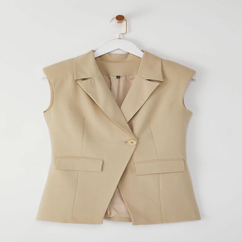 Beige Waistcoat