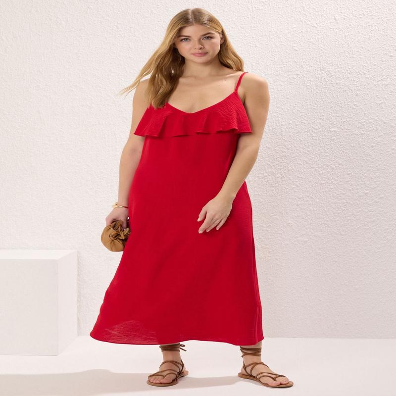 Women's Straight Maxi Hanging Casual/daily Relaxed Dress