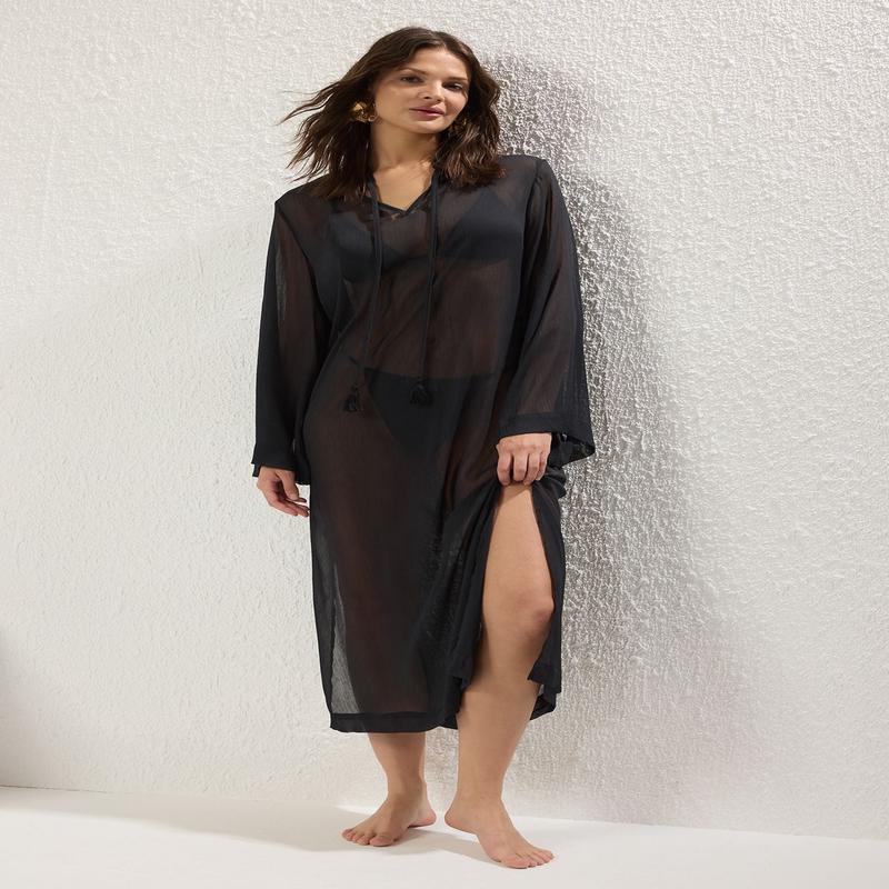 Women's Straight Maxi Hanging Beachwear Fitted Dress