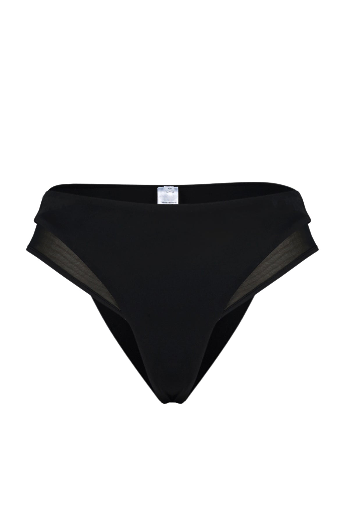 Women's Black Plain Bikini Bottoms