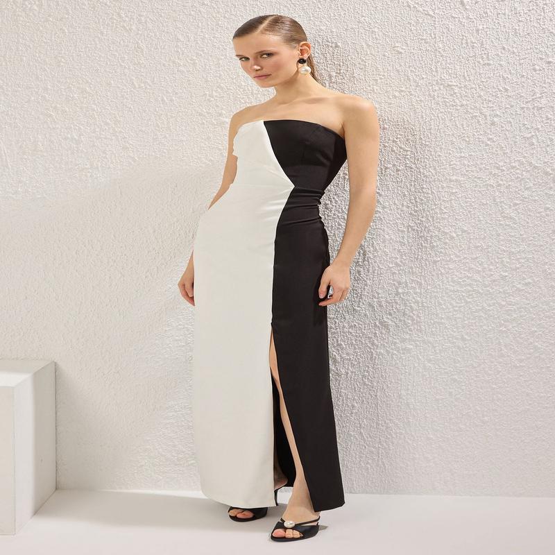 Women's Very Colorful Straight Maxi Sleeveless Graduation/prom Slim Evening Dress & Graduation Dress