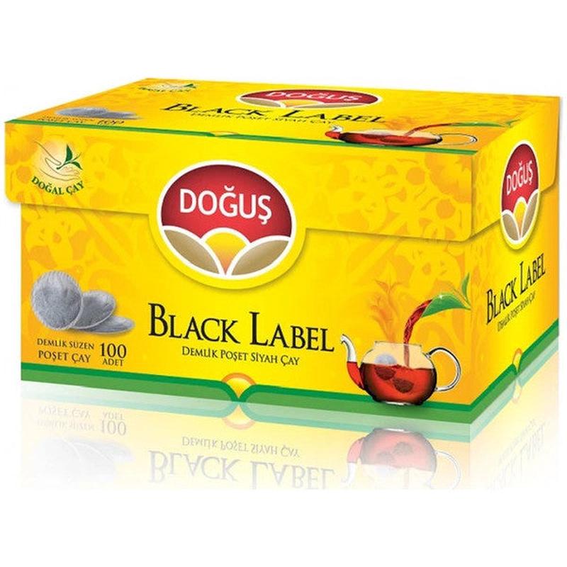Dogus Black Label Teapot Tea 100 Pieces 4 Packs