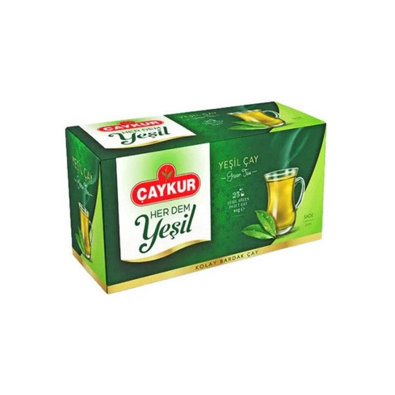 aykur 6-Pack Green Tea Cup Bags 25-Pcs