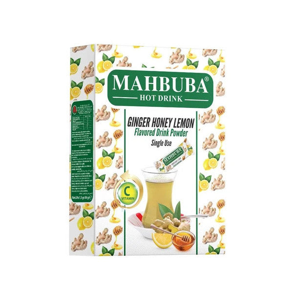 Mahbuba Single Use Ginger Honey Lemon Flavored Oralet Tea 24X1.5G