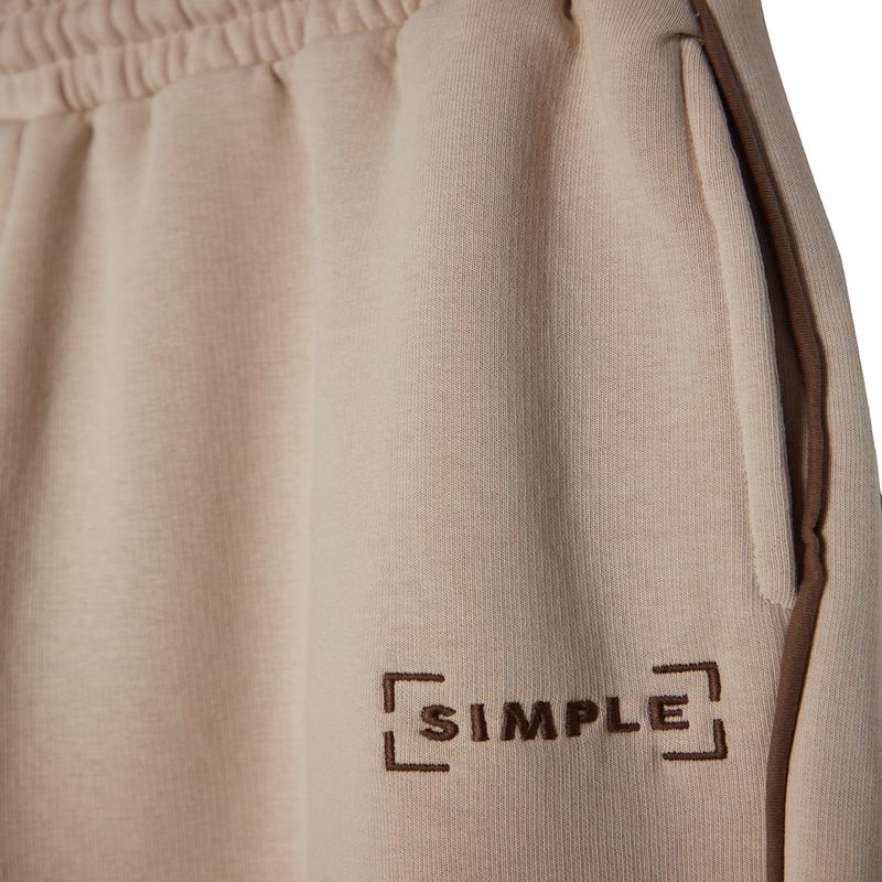 MAN Men's Gray Motto Long Sleeve Casual/Casual Oversized Tracksuit Set