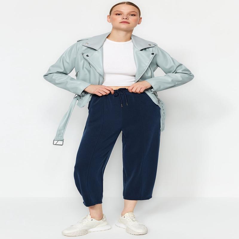 Women's Plain Regular Waist Pants