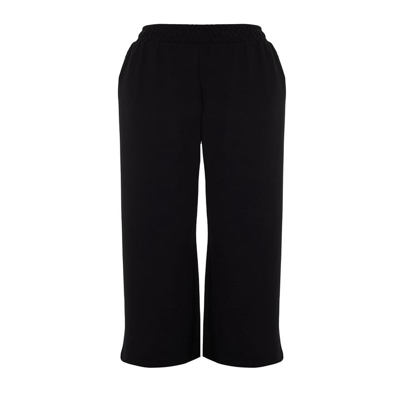 Women's Ecru Straight Relaxed High Waist Sweatpants