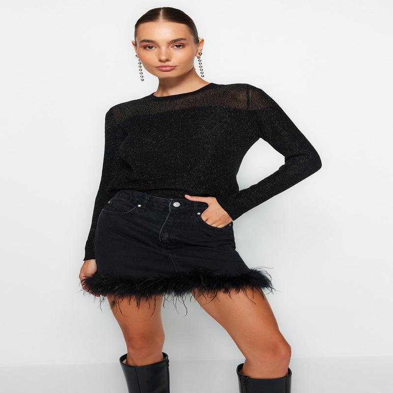 Women's Plain Long sleeve Regular fit Sweater