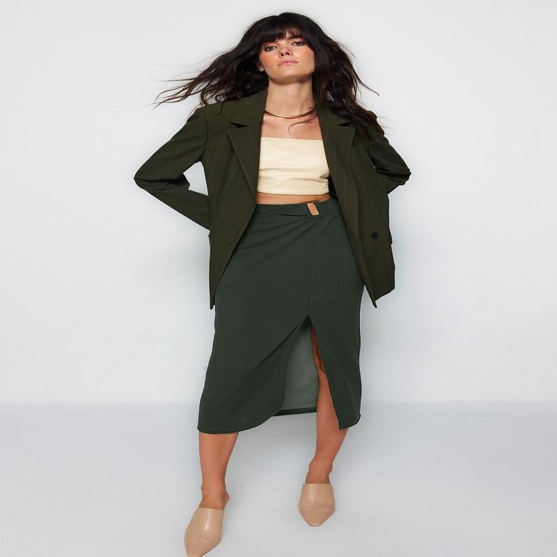 Women's Plain Maxi Pencil skirt Slim fit Skirt