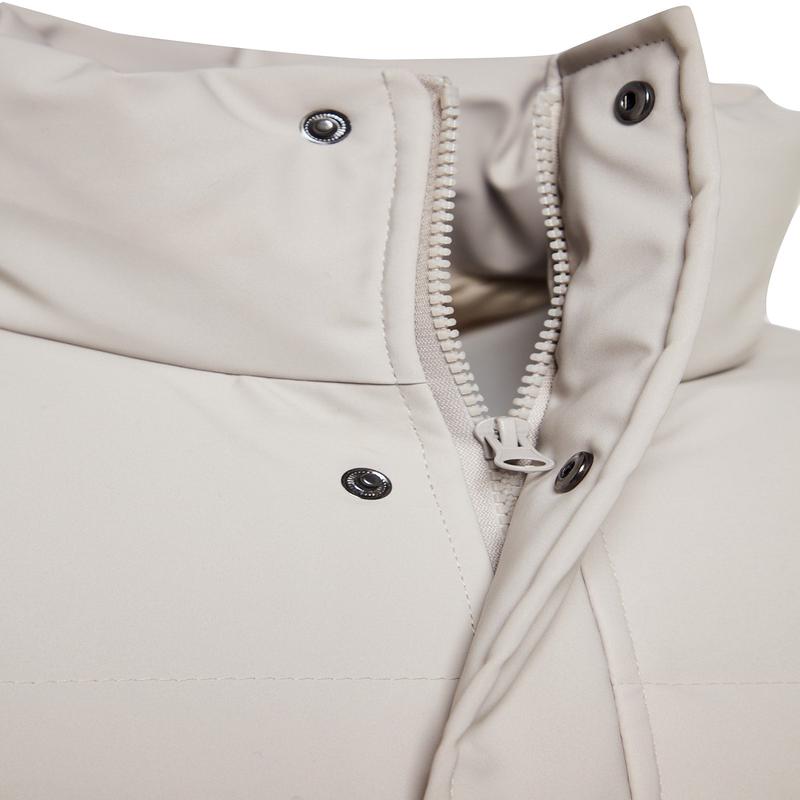 Man Men's Gray Plain Oversize Winter Jacket