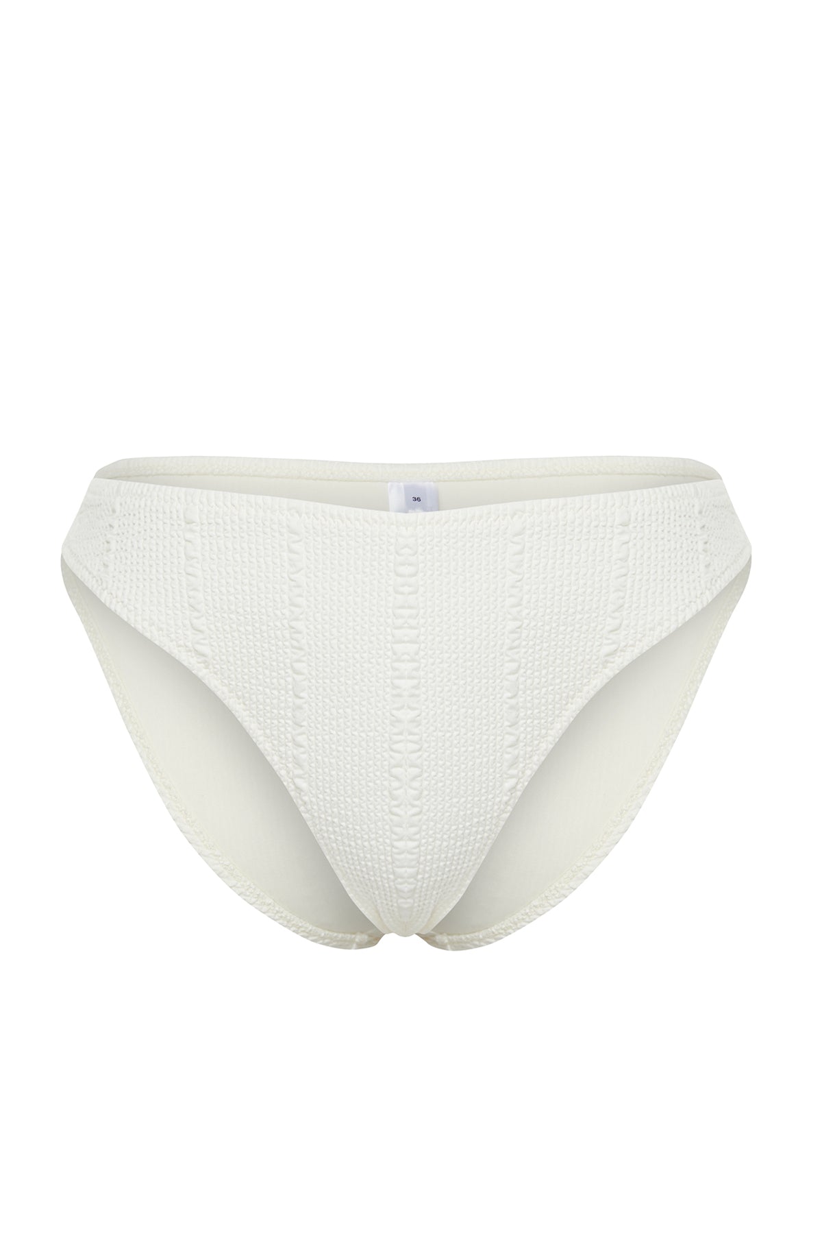 Women's Ecru Plain Bikini Bottoms