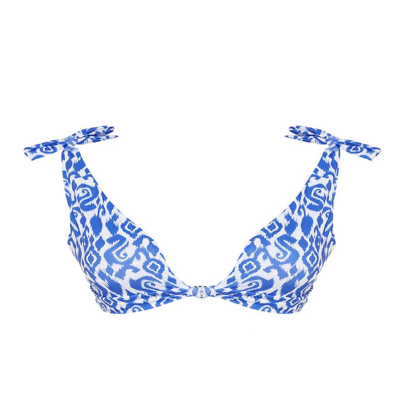 Women's Ethnic Throw Cup Bikini Top