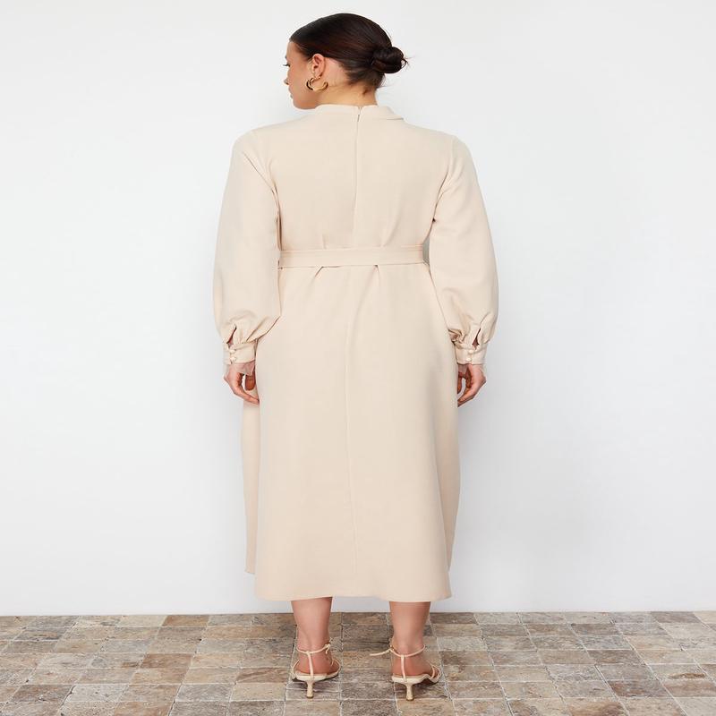 Modest Women's Plain Maxi Long Casual Regular Dress