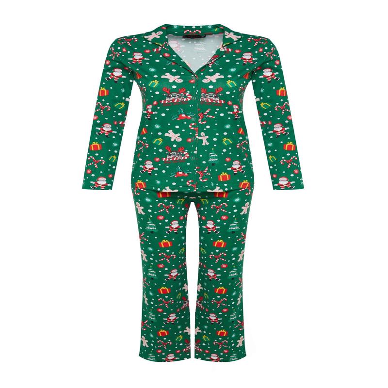 Women's New Year's Eve Long Homewear Regular Pajama Set