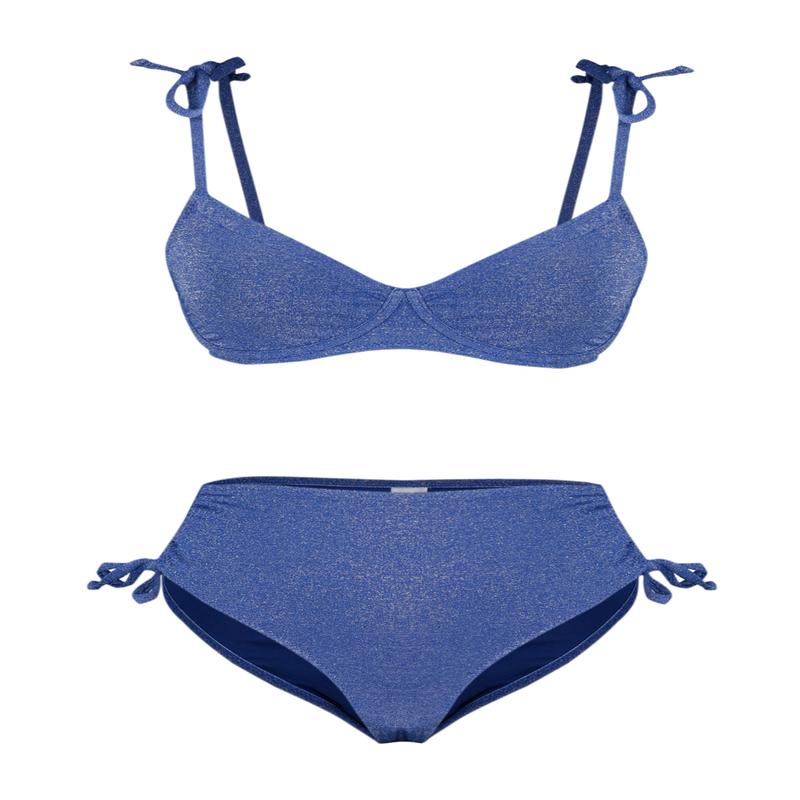 Women's Plain Throw Cup Bikini Set