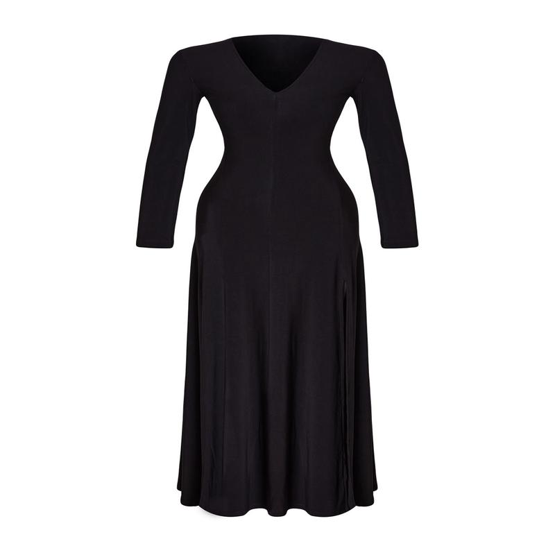 Women's Straight Maxi Long Day And Night Slim Dress