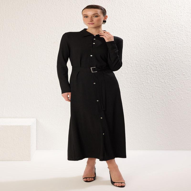 Modest Women's Plain Maxi Long Casual Regular Modest Dresses