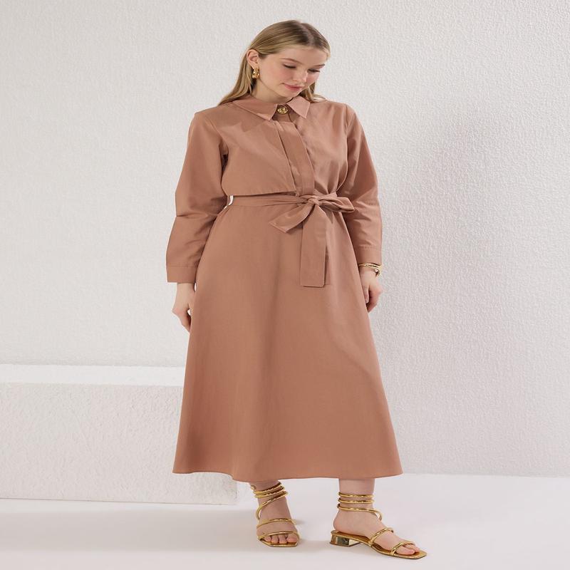 Modest Women's Straight Long Long Casual/daily Regular Hijab Dress