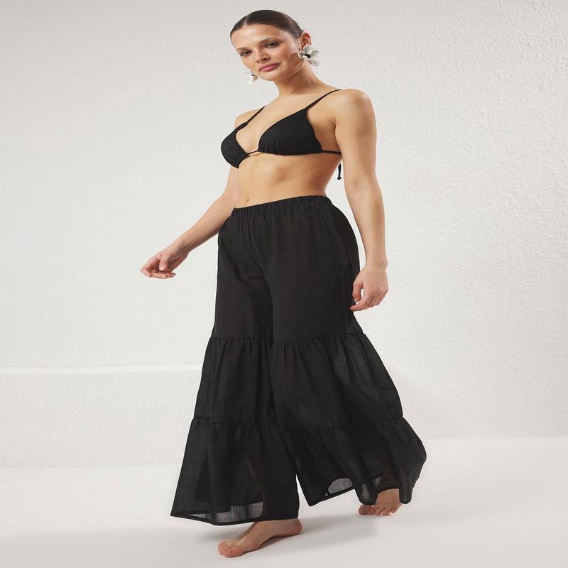 Women's Straight Normal Waist Trousers