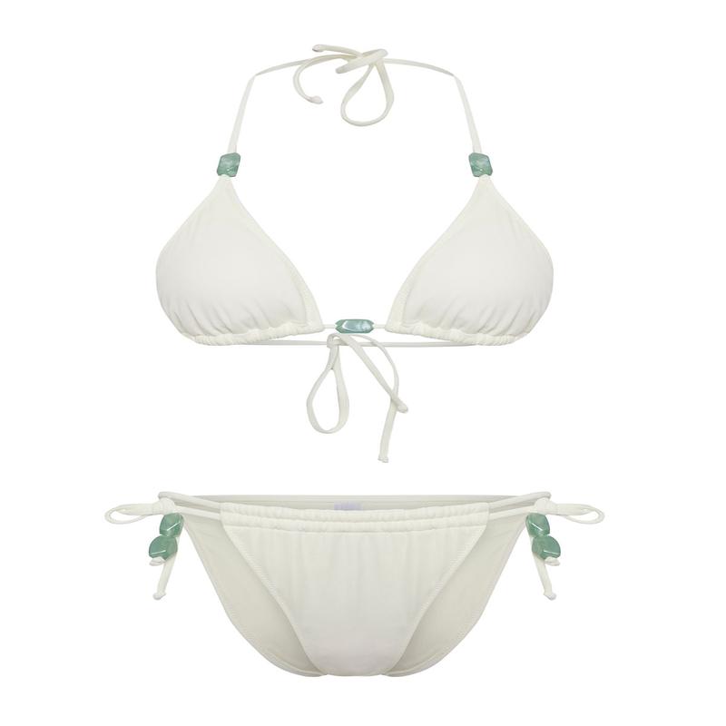 Ecru Bikini Set