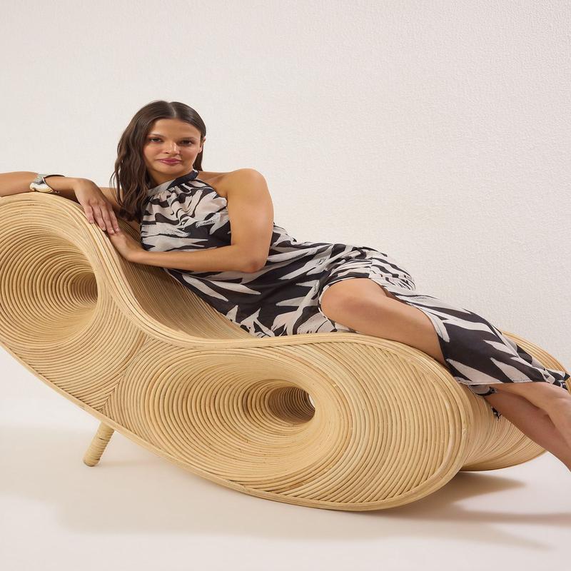 Women's Very Colorful Flowering Maxi Sleeveless Beachwear Fitted Dress