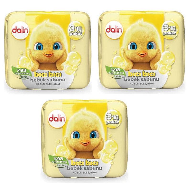 Dalin Classic Solid Baby Soap 9 X 75 Gr