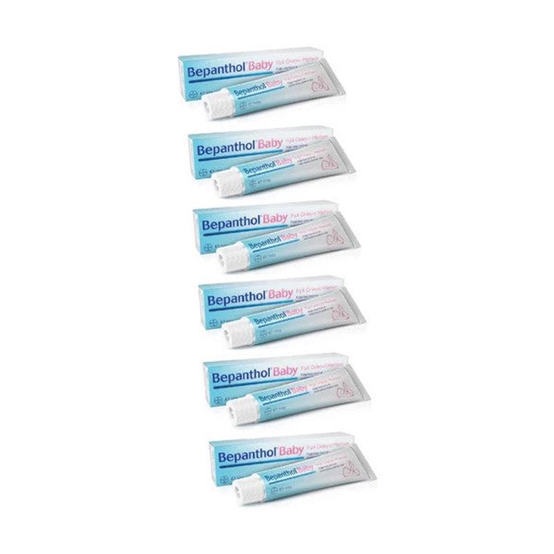 Bepanthol Baby Diaper Rash Prevention Ointment Cream 100 Gr. 6 Pieces