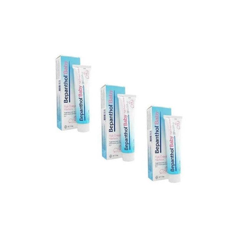 Bepanthol Baby Diaper Rash Prevention Ointment 100 Gr 3 Pieces