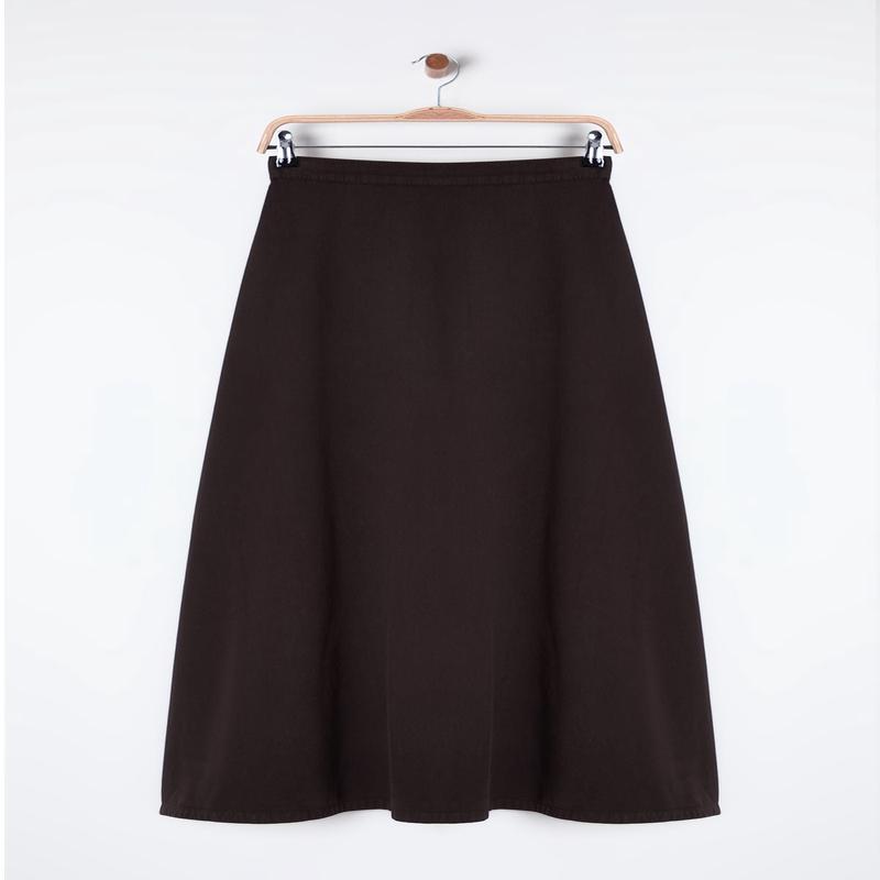Women's Straight Maxi Basic Bell Skirt