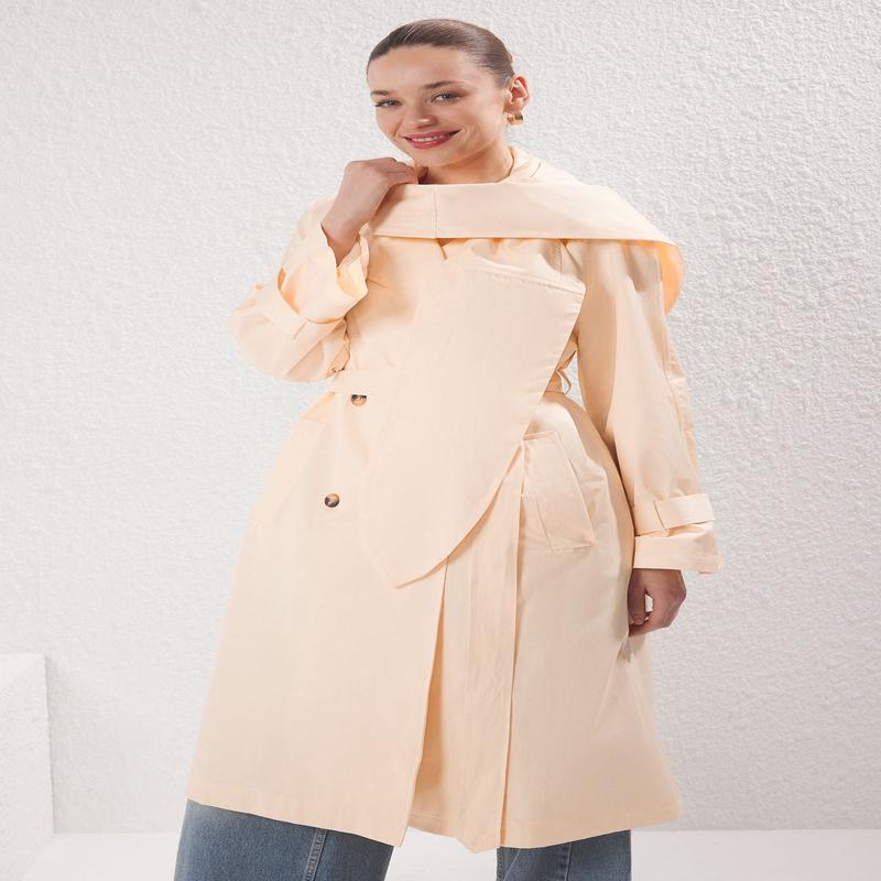 Women's Straight Oversized Trench Coat