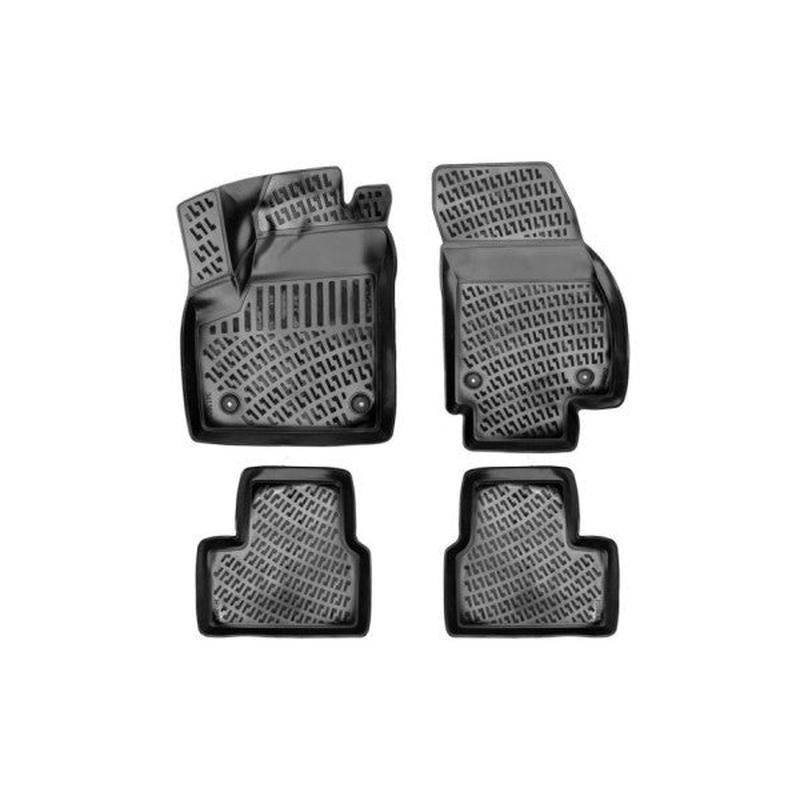 Opel Meriva B 2010 3D Floor Mat Black