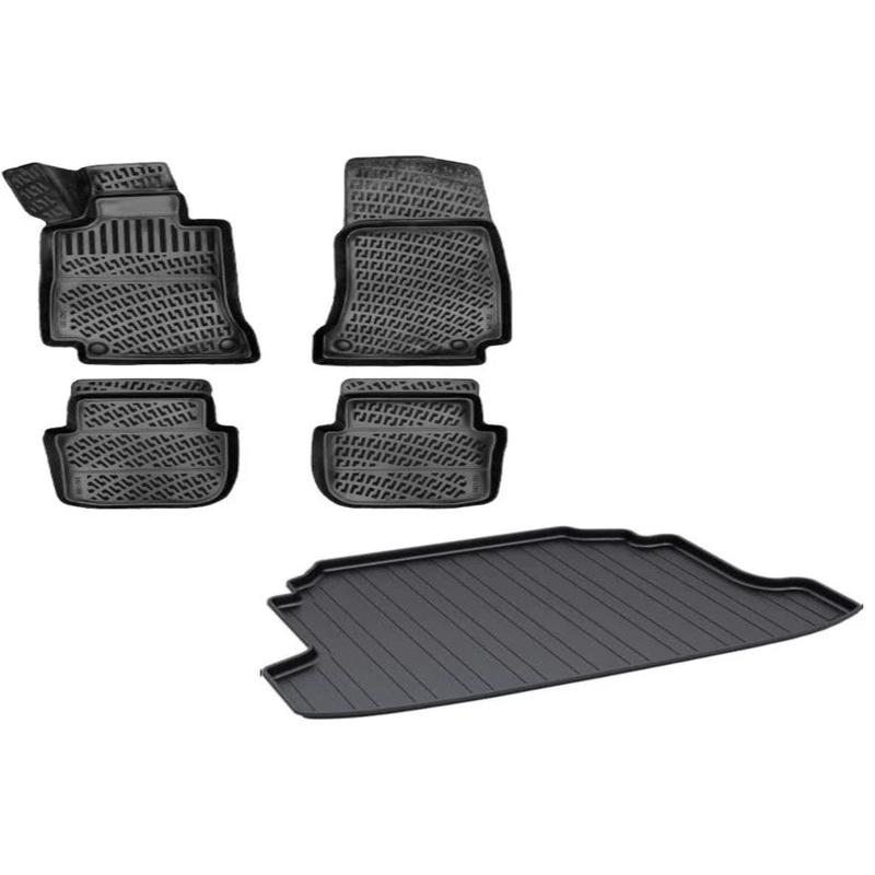 Audi A3 2008 Custom-Fit 3D Floor Mats And Trunk Liner Set