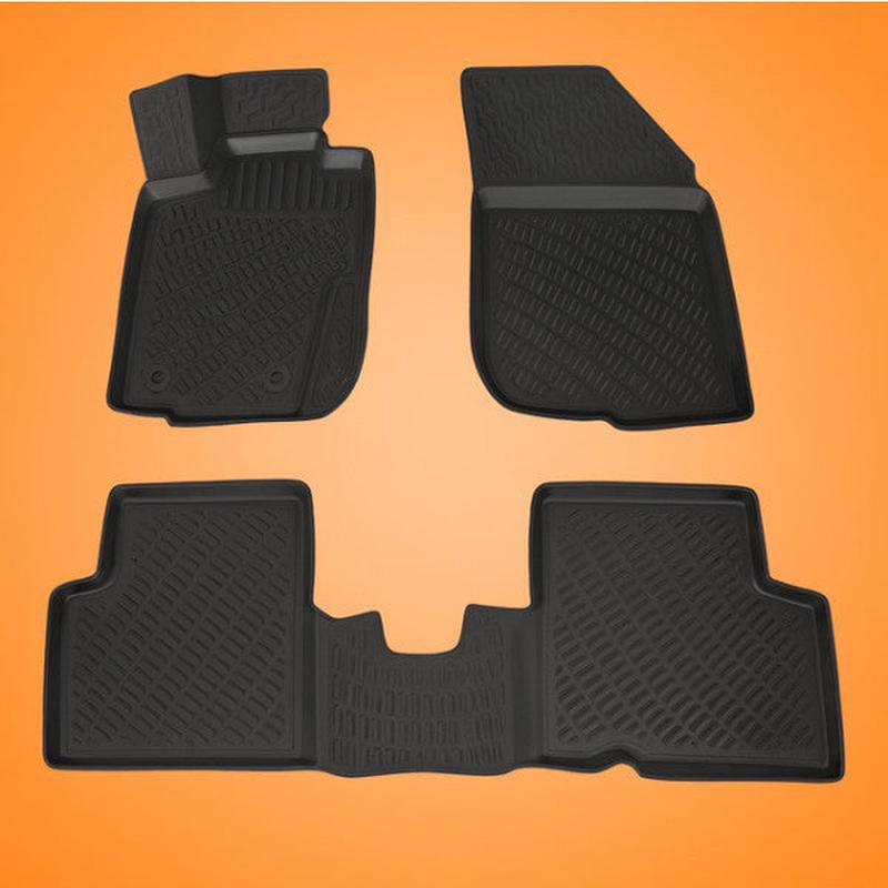 Dacia Duster 4X2 3D Mat + 3D Trunk Pool Black Set After 2018