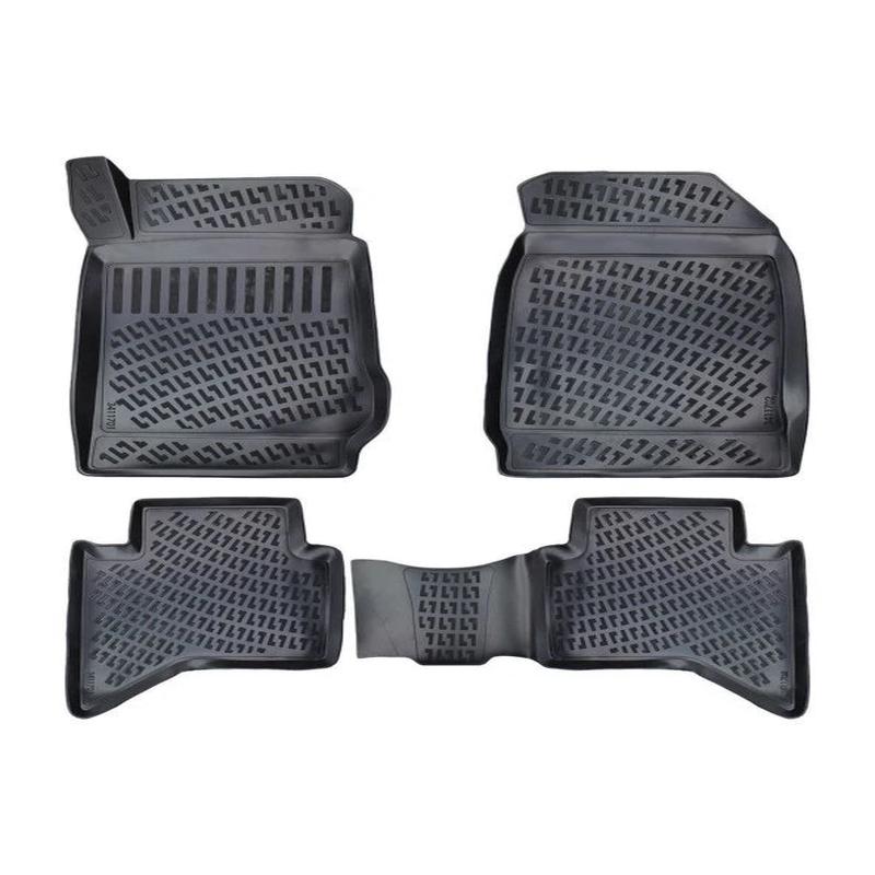 Isuzu D-Max (Double Cab Pick-Up) 2012 3D Black Floor Mats