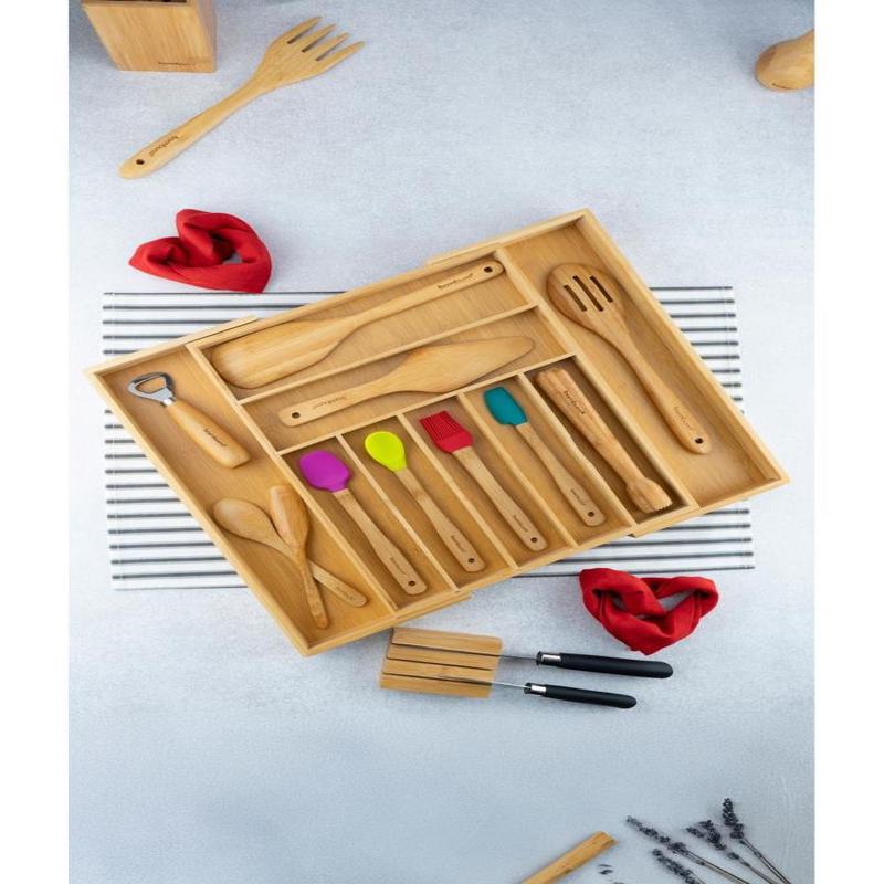 Bambum Cassandra - Adjustable Drawer Cutlery Organizer
