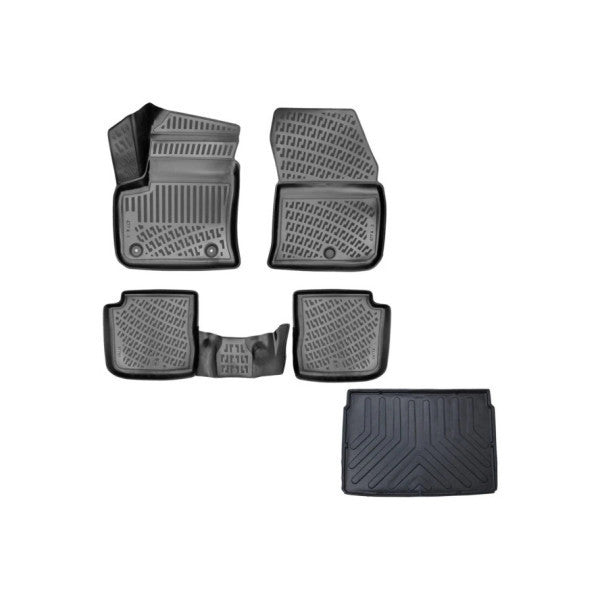 Peugeot 2008 3D Pool Mat Electric Vehicle Compatible + 3D Upper Part Luggage Pool After 2022-