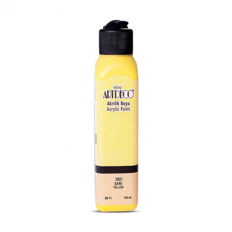 Artdeco Acrylic Paint 140 Ml Yellow 070R-3601