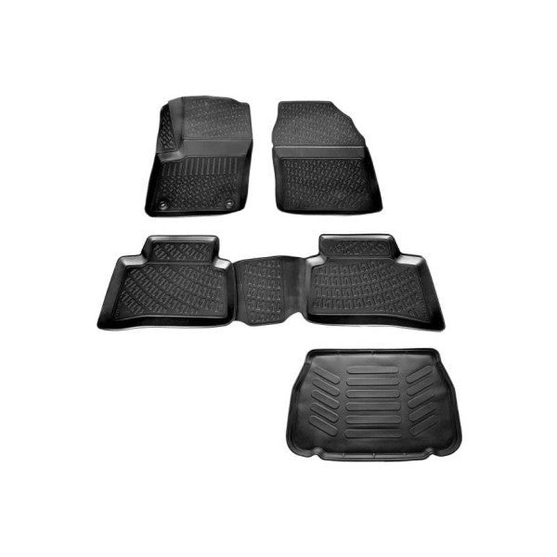 Toyota Chr 3D Floor Mat + 3D Trunk Pool 2016-2021 Brand-Autoaccessoriesbizde