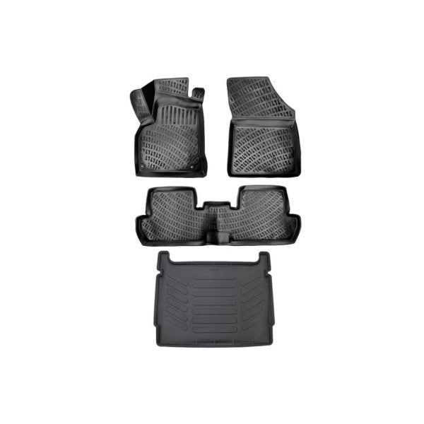Peugeot 5008 2010-2016 3D Floor Mat + Luggage Pool Set