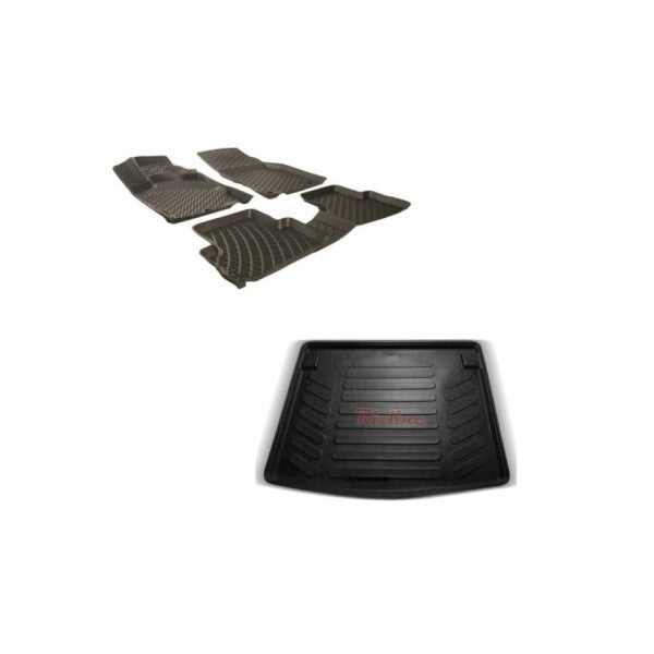 Volkswagen Caddy 2010-2015 3D Floor Mat And Luggage Compartment