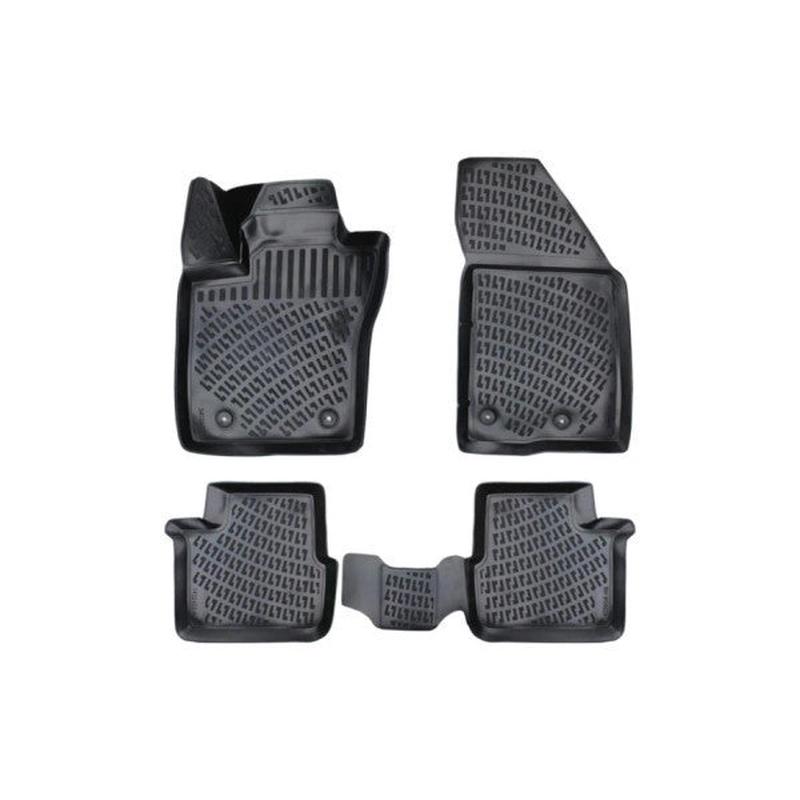 3D Black Odorless Pool Mat Set Compatible With Fiat Egea Cross After 2020