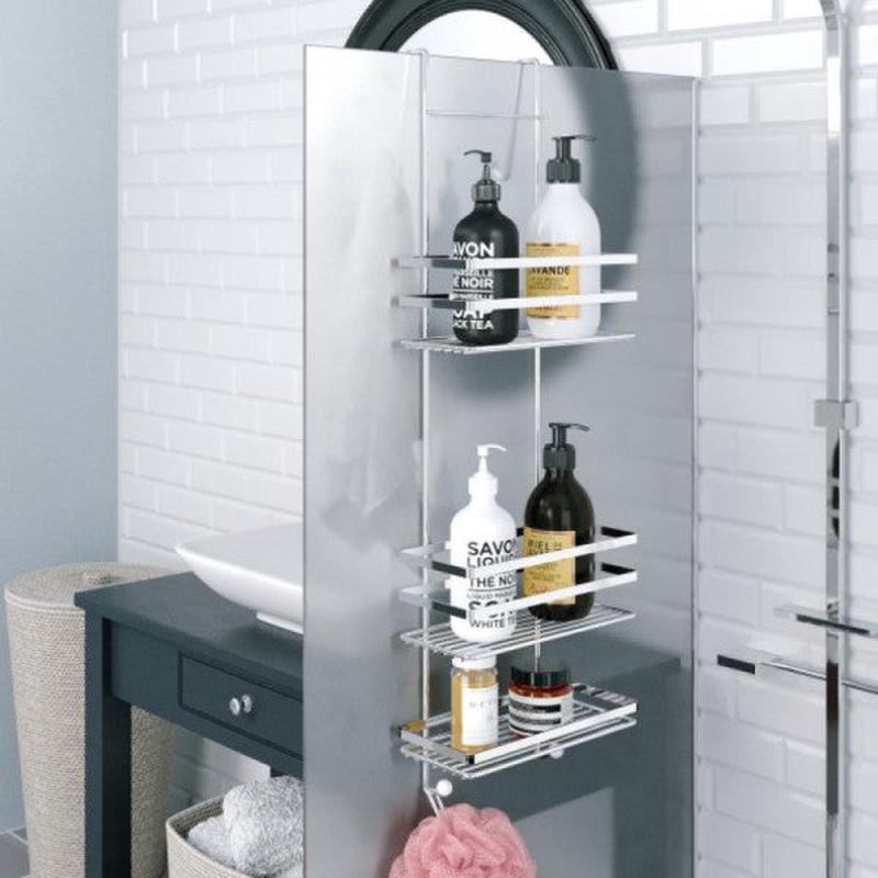 EXTRA STRONG SPECIAL CHROME PLATED SHOWER CABIN SHELF LM580