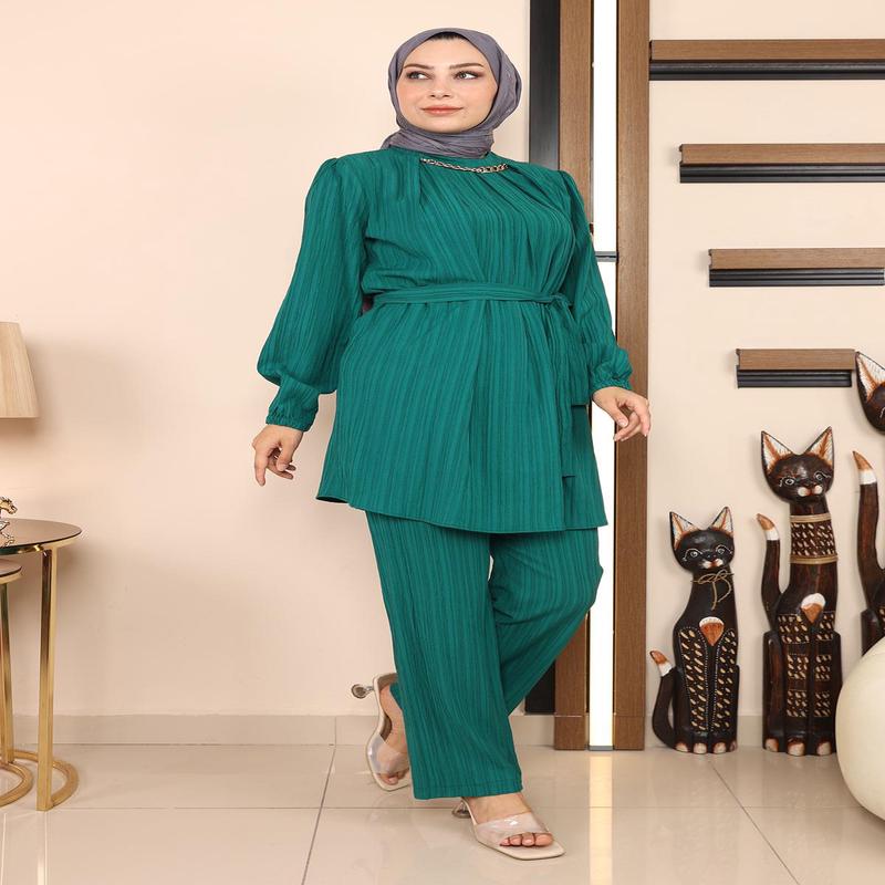 Chain Detailed Set Emerald Msw19140-4