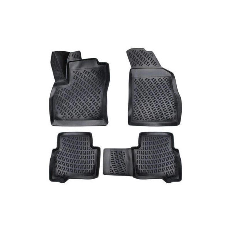 Fiat Fiorino 3D Pool Mat Set Of 4 Black For 2007 - 2019