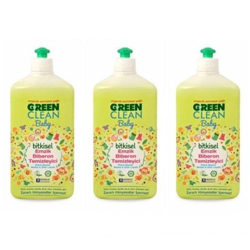 U Green Clean Baby Herbal Bottle Nipple Cleaner 3 X 500 Ml