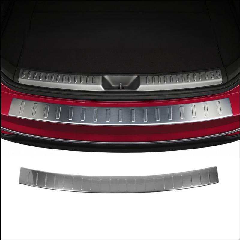 Rear Bumper Sill Cover Protector fits Renault Kangoo 2021-2025 Chrome