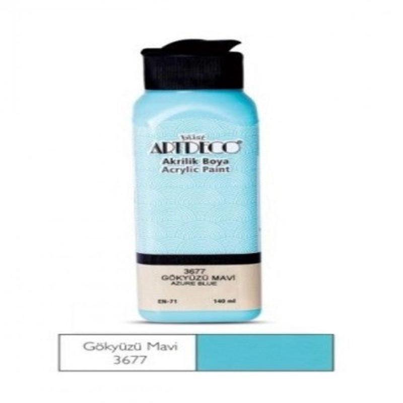 Artdeco Acrylic Paint 140 Ml Sky Blue 070R-3677