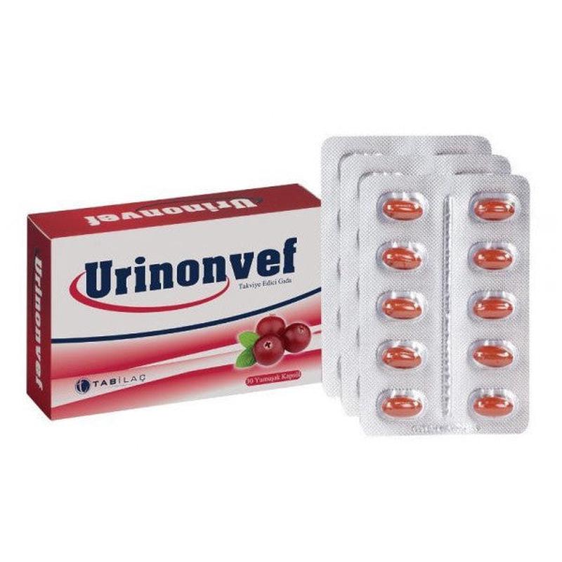 Urinonvef 30 Softgel Tab