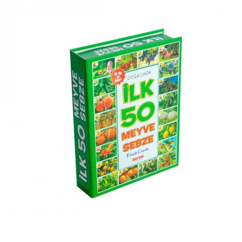 1420 F. The first 50 cards of fruits and vegetables